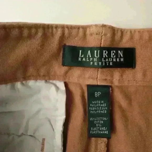 Lauren Ralph Lauren Petite Women's Size 8P Tan Equestrian Riding Pants Straight - Picture 6 of 12